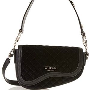 Guess G dream bag in black velvet